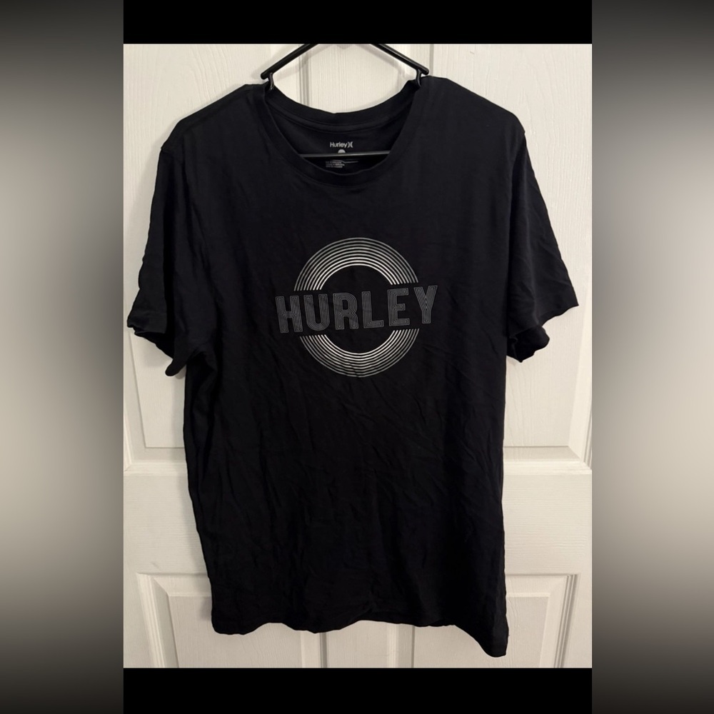 HURLEY Short Sleeve Black T Shirt L